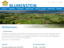 Tablet Screenshot of blumenstein.ch